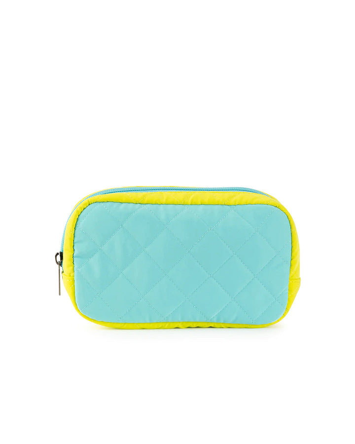 Haute Shore-Charli Turks | Quilted Puffer Cosmetic Case-Pink Dot Styles