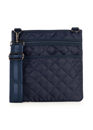 ★EMIS★NYLON PADDED CROSSBODY BAG NYLON PADDED CROSSBODY BAG-BLACK - EMIS