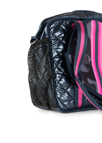 Haute Shore Pickleball Bag - Navy Camo Puffer Quilted w