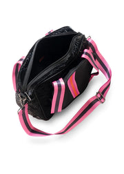 Haute Shore-Dill Rave | Quilted & Neoprene Pickleball Tote-Pink Dot Styles