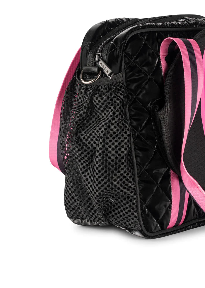 Haute Shore-Dill Rave | Quilted & Neoprene Pickleball Tote-Pink Dot Styles