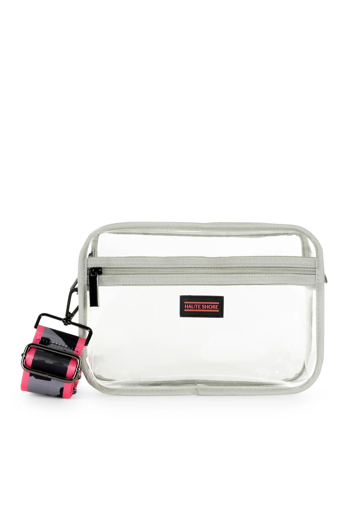 Clear pink crossbody bag clearance