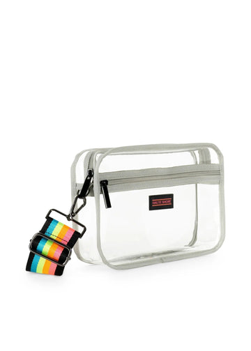 Rainbow clear sales bag