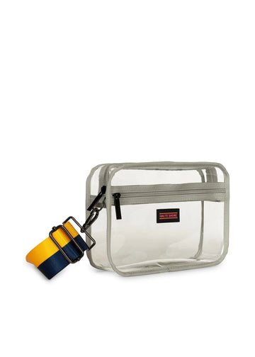 Clear Gameday Bag + Canvas Strap