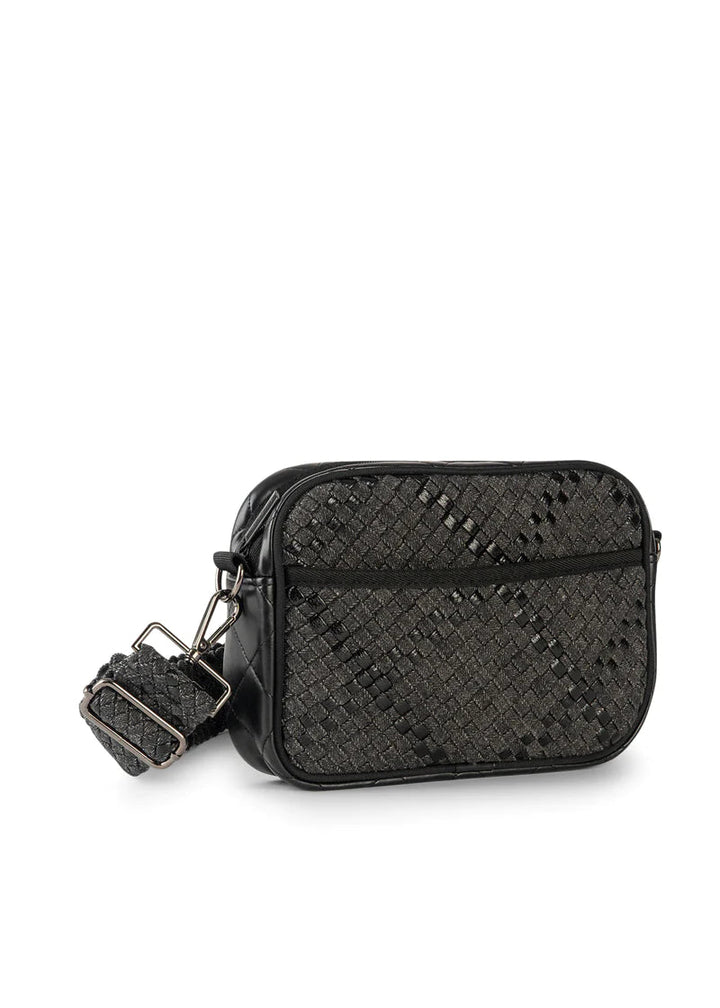 Haute Shore-Drew Edge | Woven Denim Camera Crossbody (Final Sale)-Pink Dot Styles