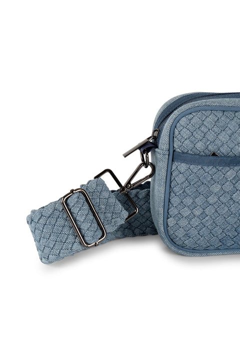 Drew Montreal | Woven Camera Bag Crossbody-Accessories > Handbags > Compact Crossbody-Pink Dot Styles