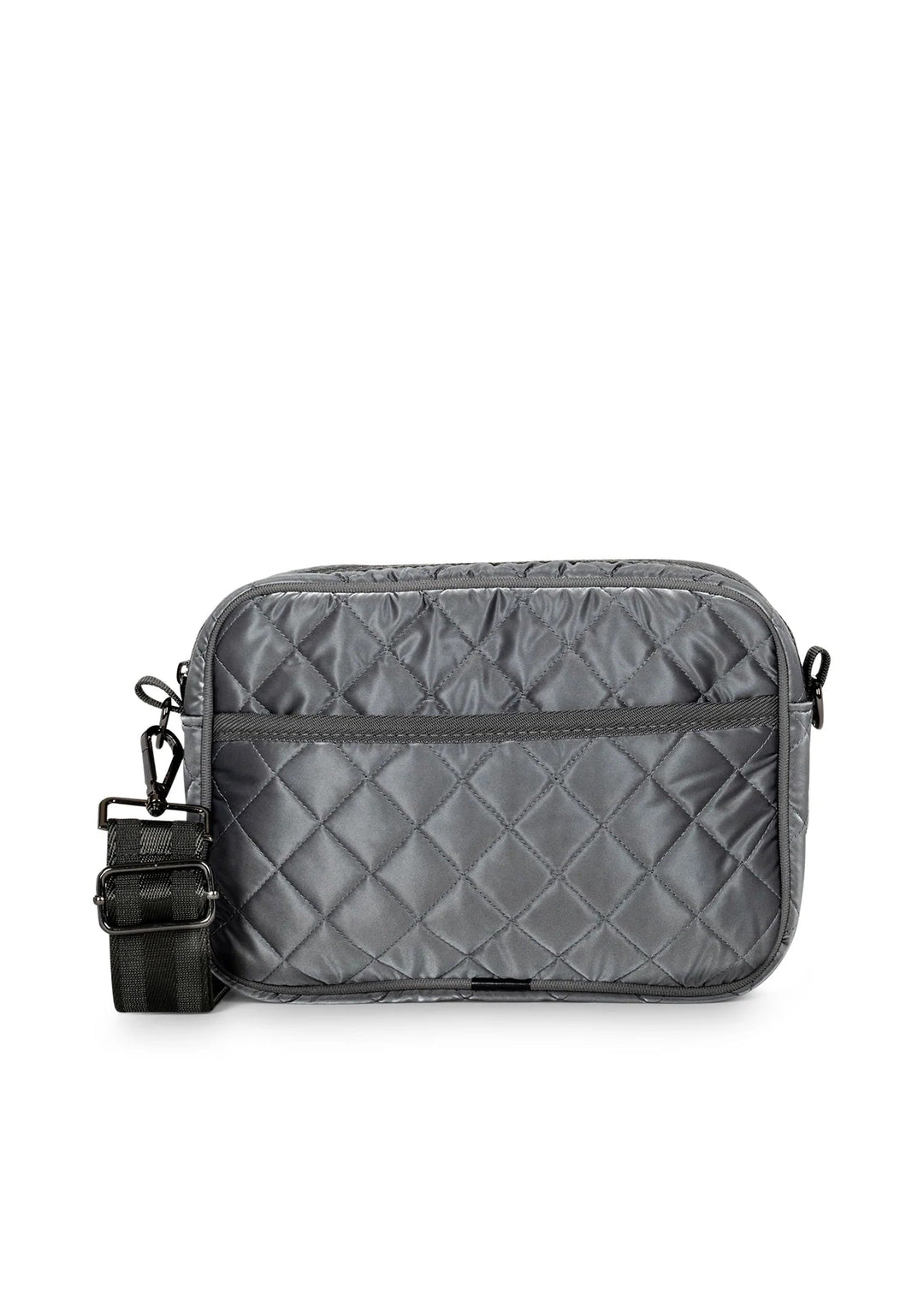 PADDED CROSSBODY BAG - Grey