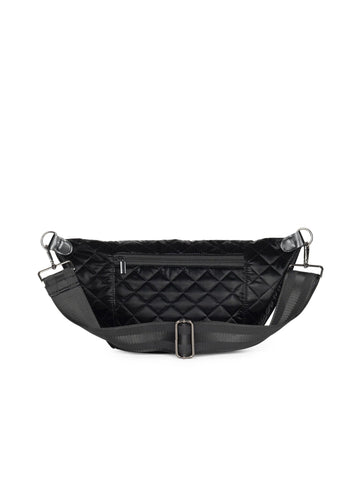 Black quilted hotsell sling bag