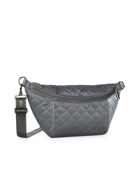 Haute Shore-Emily Shadow | Quilted Sling Bag-Pink Dot Styles