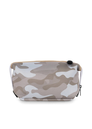 Haute Shore  Neoprene Camo Cosmetic Case w/ Stripe - Erin Sahara