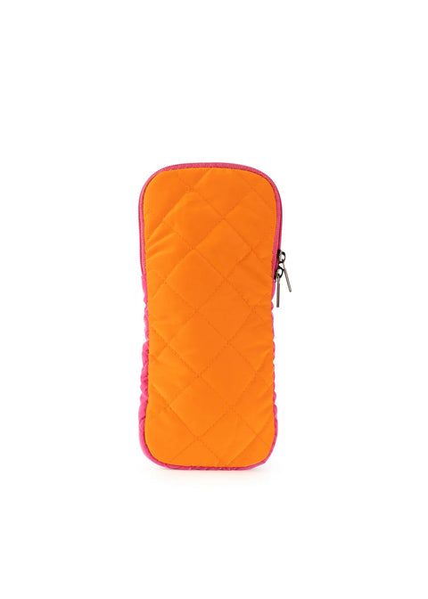 EV Extra | Quilted Puffer Sunglasses Case-Accessories > Sunglass Cases-Pink Dot Styles
