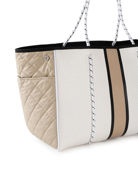 Greyson Luxe | Neoprene Tote-Accessories > Handbags > Totes-Pink Dot Styles