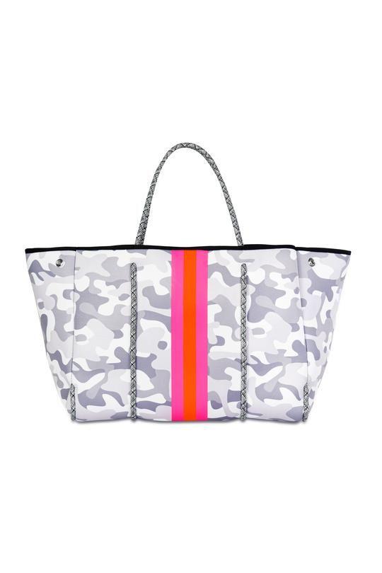 Haute Shore-Greyson Rise | Neoprene Tote-Pink Dot Styles