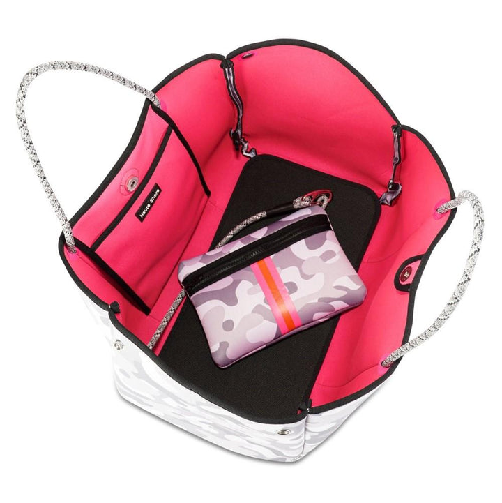 Haute Shore-Greyson Rise | Neoprene Tote-Pink Dot Styles