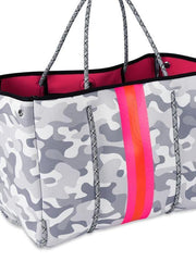 Haute Shore-Greyson Rise | Neoprene Tote-Pink Dot Styles