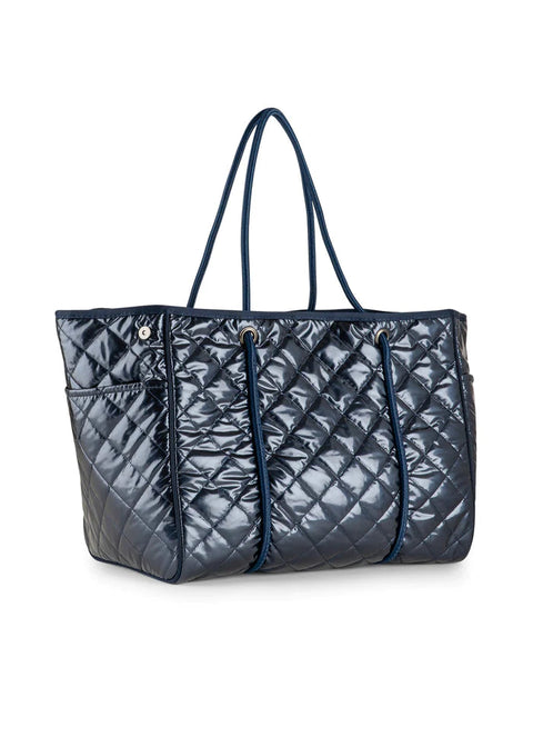 Haute Shore-Greyson Sea | Everyday Puffer Tote-Pink Dot Styles