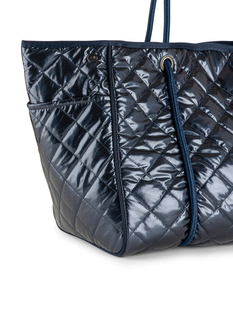 Haute Shore-Greyson Sea | Everyday Puffer Tote-Pink Dot Styles
