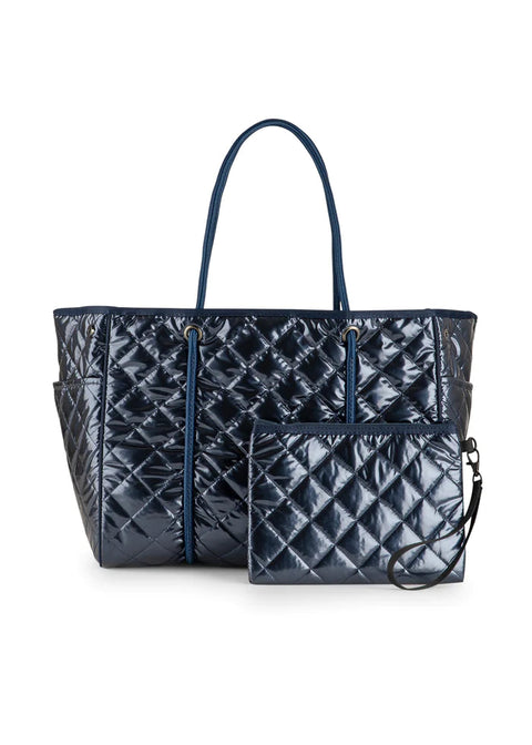 Haute Shore-Greyson Sea | Everyday Puffer Tote-Pink Dot Styles