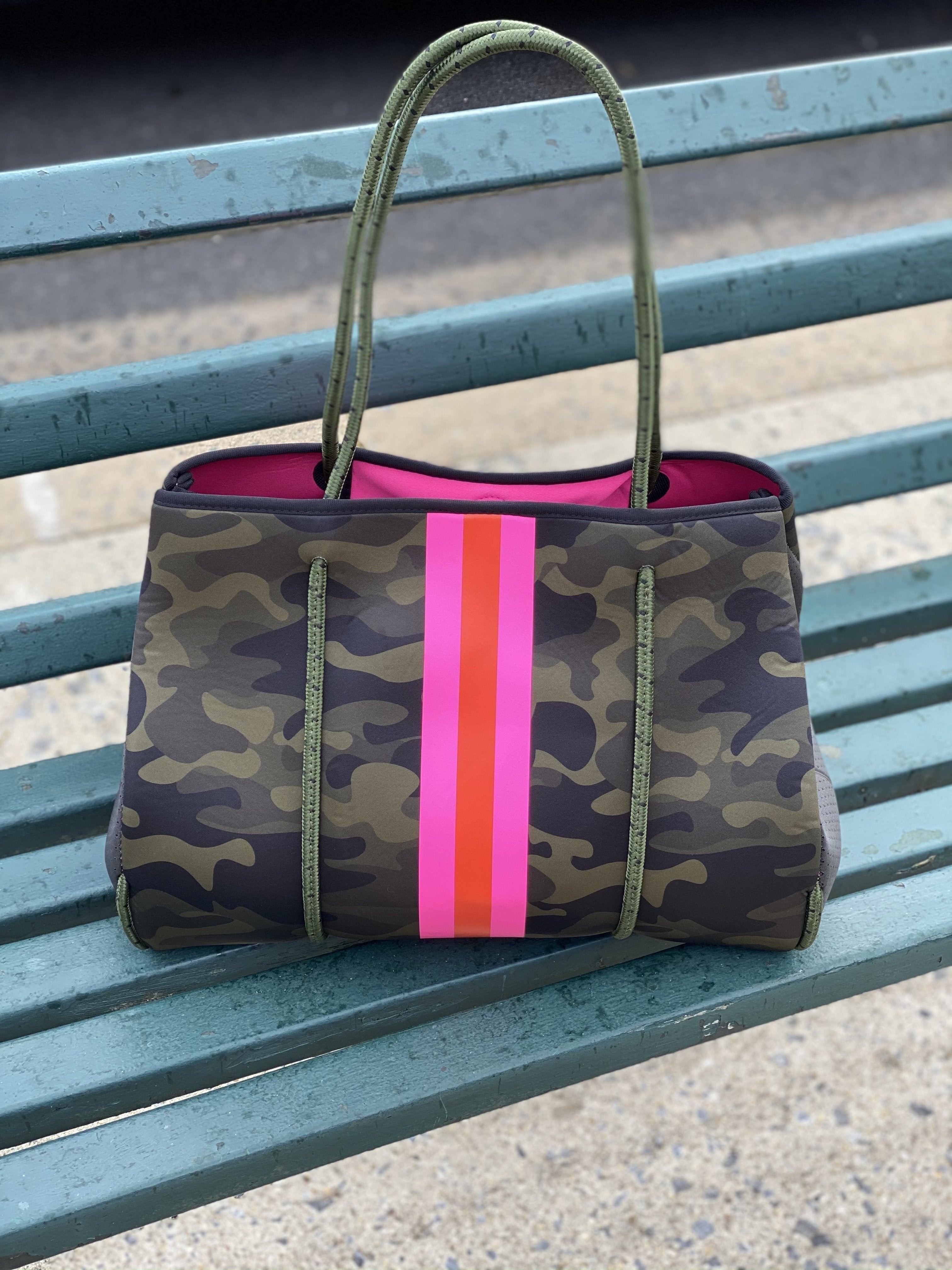 zip tote bag - multiple pocket medium tote bag | shortyLOVE
