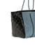 Greyson York | Denim/ Vegan Leather Mix Media Tote-Accessories > Handbags > Totes-Pink Dot Styles