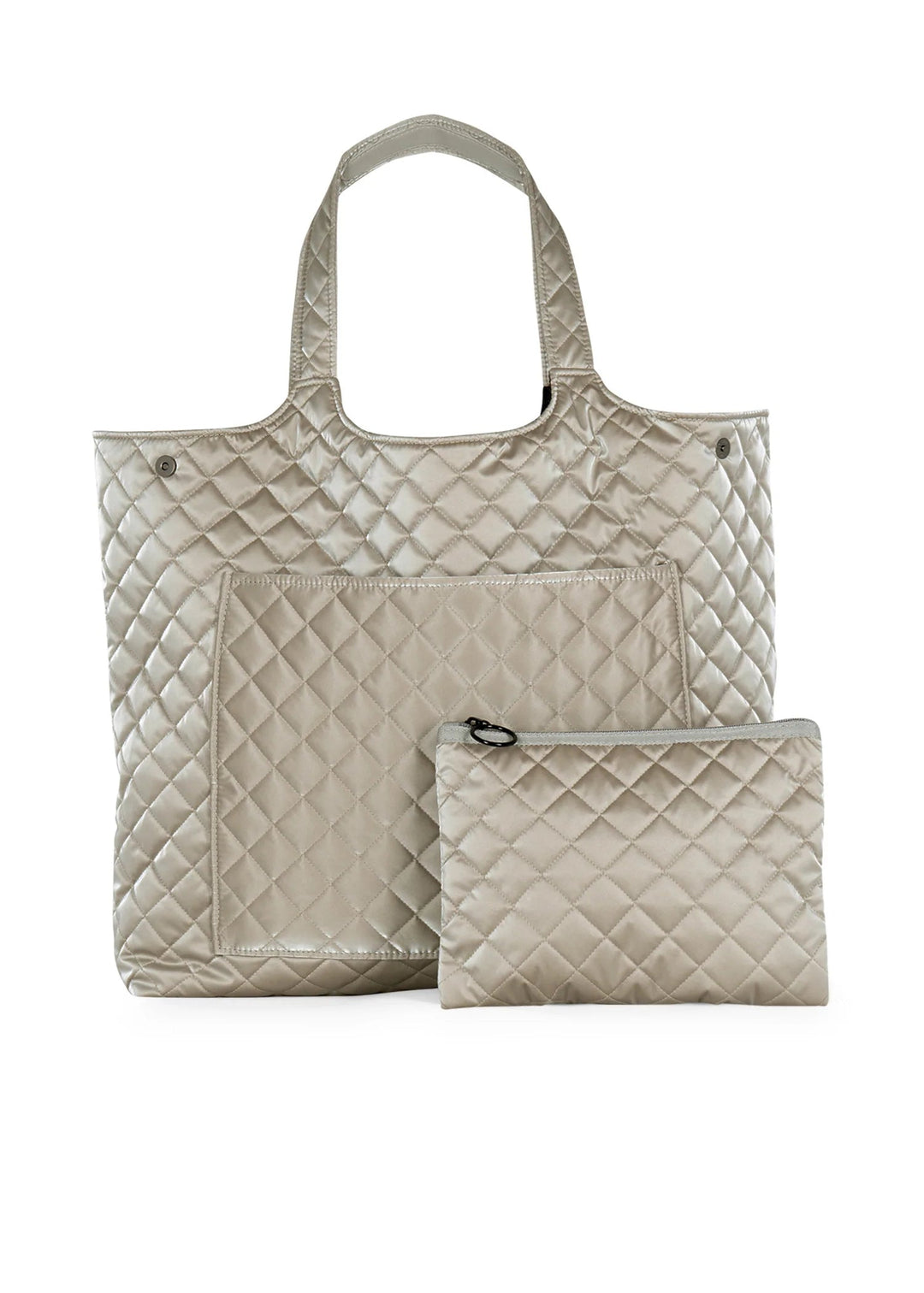 Haute Shore Large Griege Quilted Puffer Beach, Pool or Everyday Tote