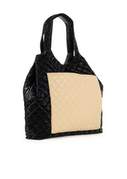 Haute Shore-Icon Boss | Reflective Quilted Puffer Tote-Pink Dot Styles