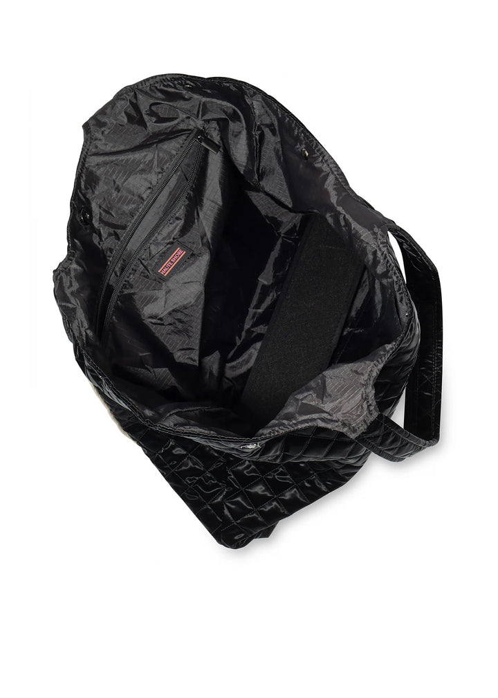 Haute Shore-Icon Boss | Reflective Quilted Puffer Tote-Pink Dot Styles
