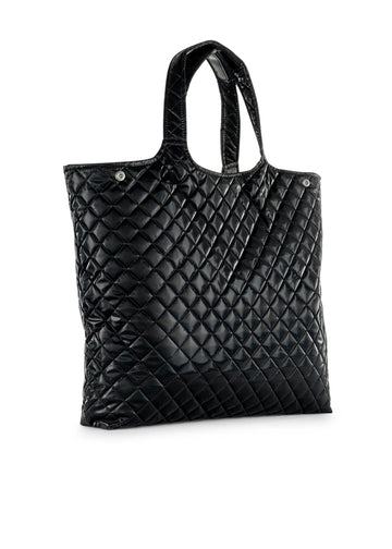 New York Fashion District Quilted Tote In Black • Impressions