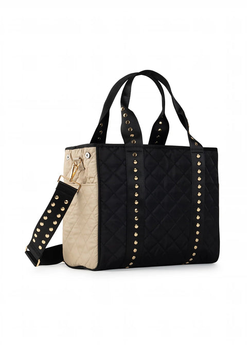 Haute Shore-Jaime Boss | Quilted Tote-Pink Dot Styles