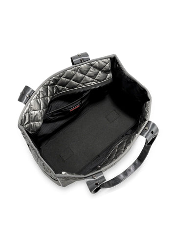 Haute Shore | Grey Quilted Puffer Everyday Tote - Jaime Lux