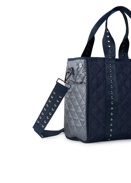 Haute Shore  Grey Quilted Puffer Everyday Tote - Jaime Lux