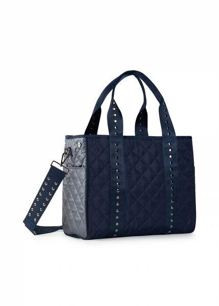 Haute Shore  Grey Quilted Puffer Everyday Tote - Jaime Lux