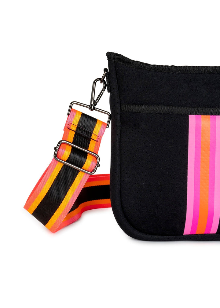 Haute Shore-Jeri Rave | Mini Neoprene Crossbody-Pink Dot Styles