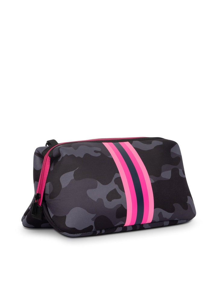 Haute Shore-Kyle Epic | Camo Neoprene Toiletry Bag-Pink Dot Styles
