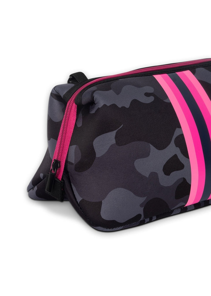 Haute Shore-Kyle Epic | Camo Neoprene Toiletry Bag-Pink Dot Styles