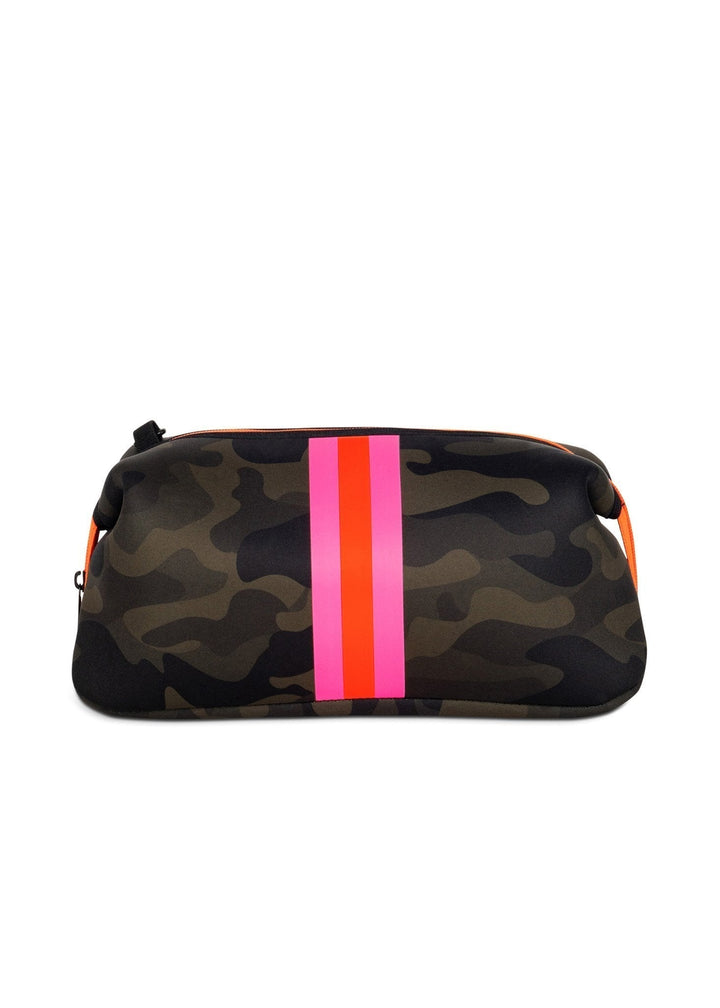 Haute Shore-Kyle Showoff | Camo Neoprene Toiletry Bag-Pink Dot Styles