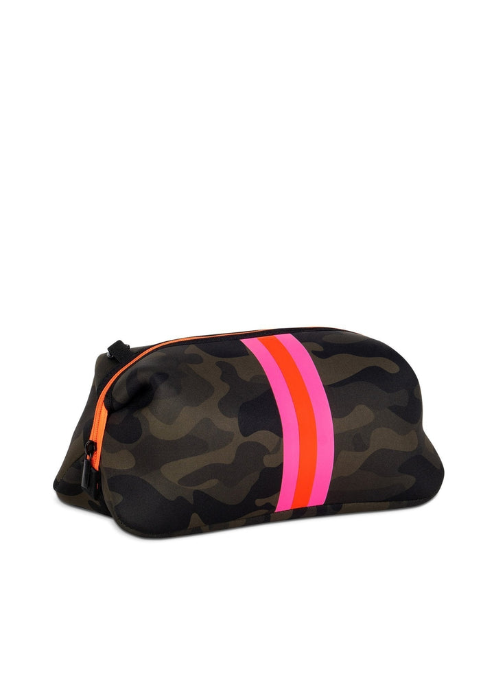 Haute Shore-Kyle Showoff | Camo Neoprene Toiletry Bag-Pink Dot Styles