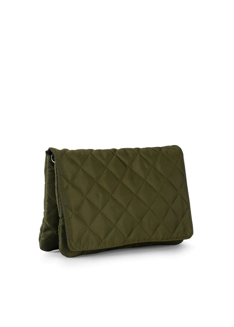 Haute Shore-Lexi Avenue | Nylon Quilted Crossbody / Convertible Clutch-Pink Dot Styles