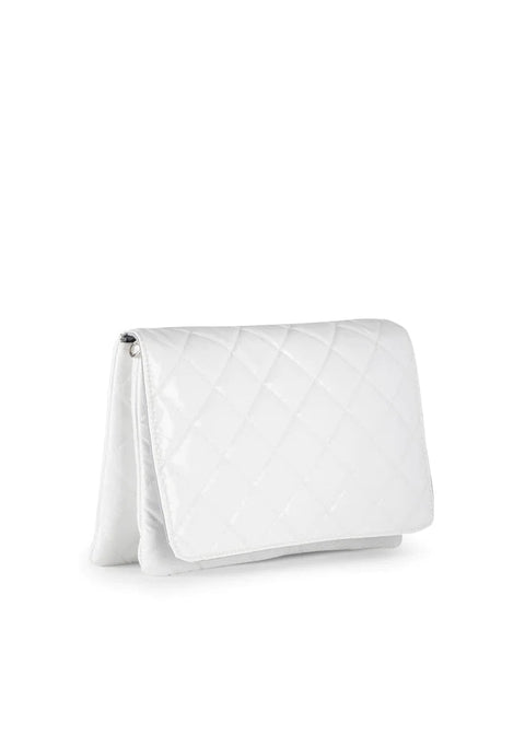 Lexi Blanc | Quilted Puffer Crossbody / Convertible Clutch-Accessories > Handbags > Crossbody-Pink Dot Styles