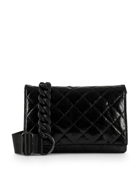 Haute Shore-Lexi Glam | Quilted Crossbody / Convertible Clutch-Pink Dot Styles
