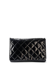 Haute Shore-Lexi Noir | Quilted Puffer Crossbody / Convertible Clutch-Pink Dot Styles