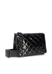 Haute Shore-Lexi Noir | Quilted Puffer Crossbody / Convertible Clutch-Pink Dot Styles