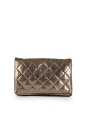 Haute Shore-Lexi Nova | Quilted Vegan Leather Flap Crossbody / Convertible Clutch-Pink Dot Styles