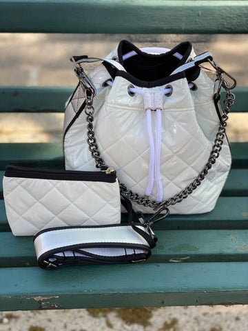Chanel Caviar 2019 Scarf Chain Bucket Bag – SFN