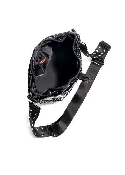 Haute Shore-Lindsey Noir | Quilted Bucket Bag (Final Sale)-Pink Dot Styles