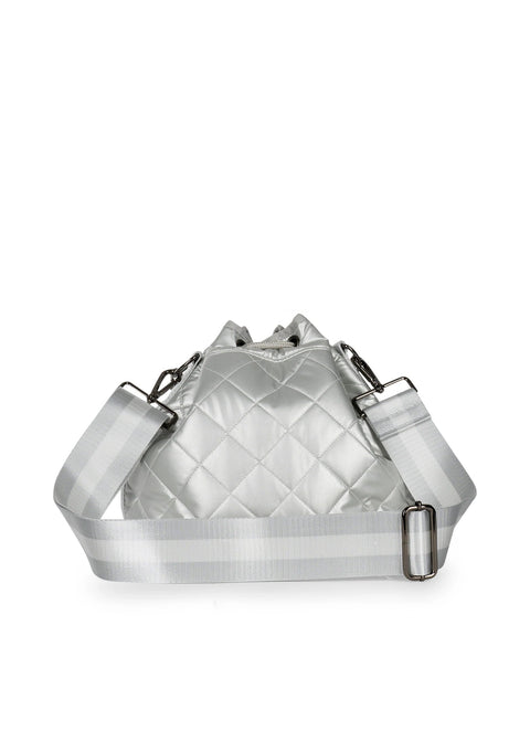 Haute Shore-Lindsey Vapor | Quilted Bucket Bag-Pink Dot Styles