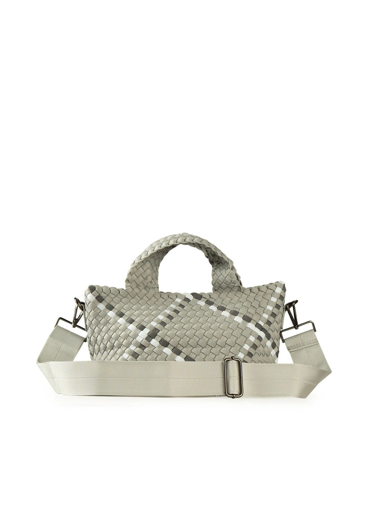 Haute Shore-Mark Aspen | Mini Woven Tote (Final Sale)-Pink Dot Styles