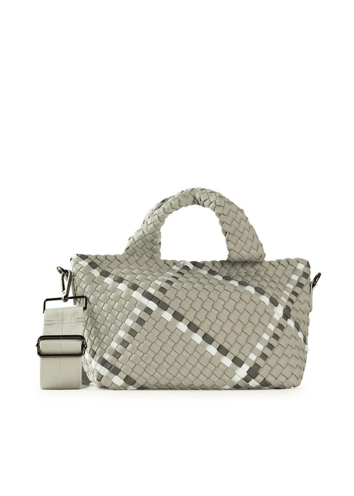 Haute Shore-Mark Aspen | Mini Woven Tote (Final Sale)-Pink Dot Styles