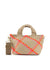 Mark Belize | Mini Woven Tote-Accessories > Handbags > Totes-Pink Dot Styles