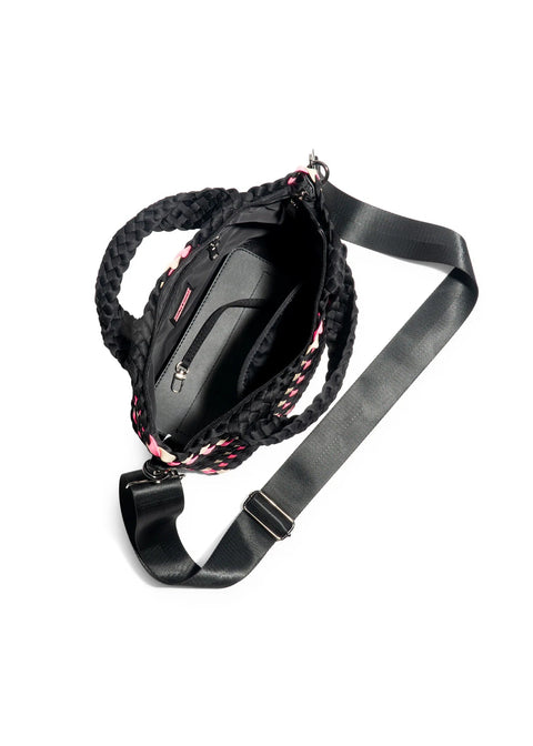 Haute Shore-Mark Monaco | Woven Mini Tote w/Strap (Final Sale)-Pink Dot Styles